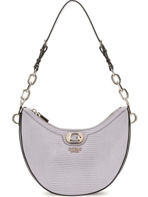 Guess Kadın Gri Orlina Desenli Omuz Çantası
