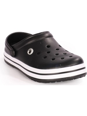 Twingo 214-25 Sabo Erkek Terlik Siyah Beyaz Siyah