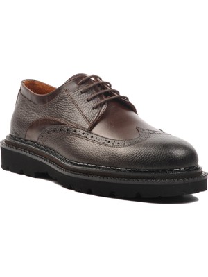 Ayakmod Kahve Deri Erkek Casual Ayakkabı