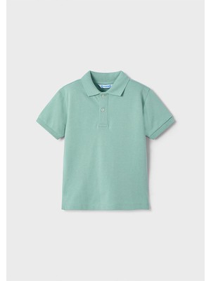 Mayoral Yazlık Erkek Çocuk Polo Yaka T-Shirt - Yeşil