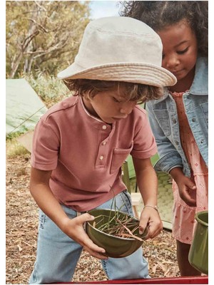 Mayoral Yazlık Erkek Çocuk Hakim Yaka T-Shirt - Gül Kurusu