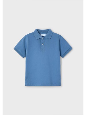 Mayoral Yazlık Erkek Çocuk Polo Yaka T-Shirt - Mavi
