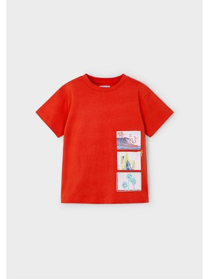 Mayoral Yazlık Erkek Çocuk T-Shirt - Kırmızı