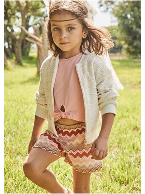 Mayoral Yazlık Kız Çocuk Şort Takım - Pembe