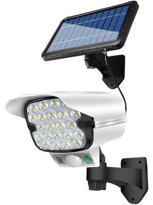 Gaman Kamera Görünümlü Su Geçirmez Gece Aydınlatması Hareket Sensörlü Solar 66 LED Aydınlatma