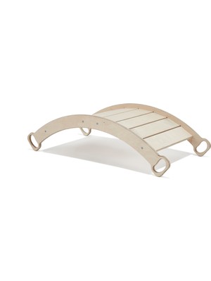 Monte Toys Ahşap Montessori Ark | Çocuk Denge Spor Arkı | Eğitici Montessori Oyun