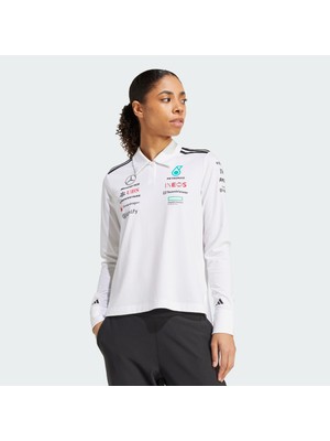 adidas Performance JX0758 MERCEDES - AMG PETRONAS FORMULA ONE TEAM POLO LONG SLEEVE