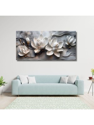 Trade Ays AURASPACE® Kabartma Görünümlü Aurora Kanvas Tablo 60 x 100 cm Modern Tema ile Şık Dekorasyon