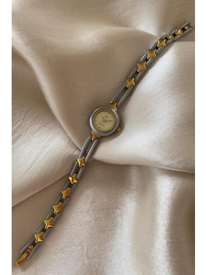 Q&Q Superior Paslanmaz Çelik Özel Tasarım Kordon Küçük Vintage Kadın Kol Saati