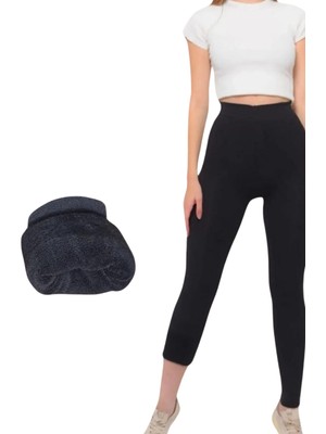 Mrmpro 2li Siyah Kadın Termal Kışlık Tayt Çorap Polar İçerikli Süper Yumuşak Rahat