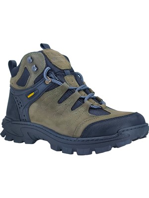 Bulldozer Outdoor Bot Nubuk Deri Haki 250004