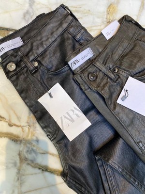 Seda Aslan Butik Paçası Kesik Mum Kaplama Jean