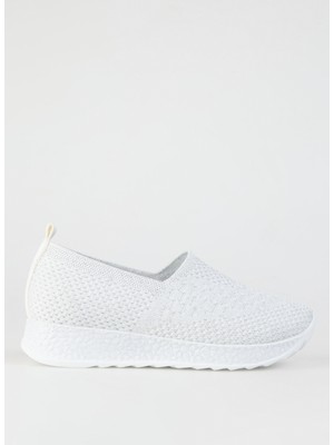 Cotton Bar Beyaz Kadın Sneaker Jabren