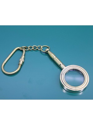 Keyfim Shop Pirinç Büyüteç Anahtarlık