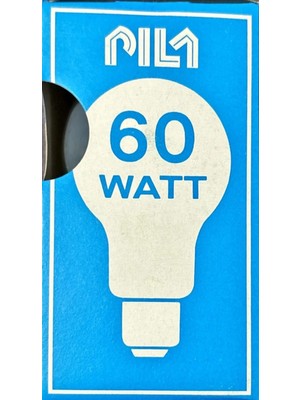 Pila 60 Watt Soft Ampul / Sarı Işık