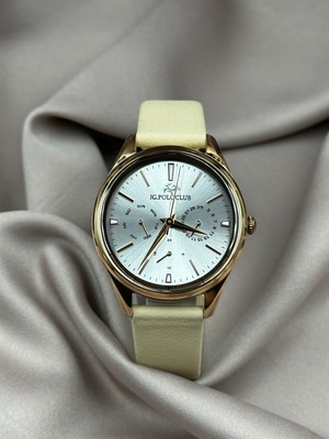 Jg.Polo Club Rose Gold Deri Kadın Kol Saati