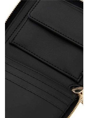 Guess Kadın Siyah Defne Logolu Mini Cüzdan