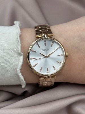 Ferrucci Rose Gold Ferrucci Kadın Kol Saati