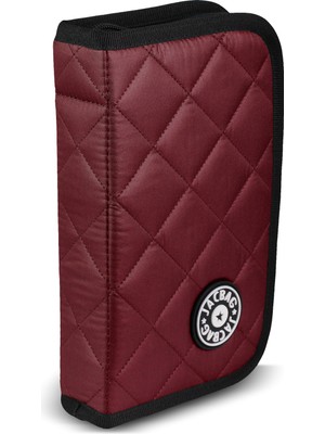 Jacbag Cover Soft-Sert Kapaklı Ayraçlı Kapitone Kalem Kutusu