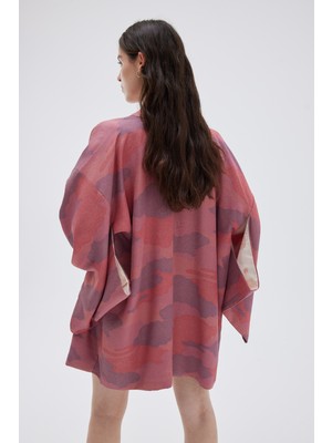 Matsuri Asagao Vintage Ipek Kimono