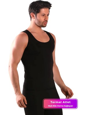 Carlburn Özel Üretim Terleme Hızlandırıcı Rahat Şık Destekleyici Termal Sauna Erkek Atlet