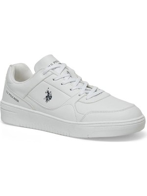 U.S. Polo Assn. Lee Beyaz Erkek Sneaker Spor Ayakkabı Hafif ve Esnek Günlük Kullanım İçin İdeal