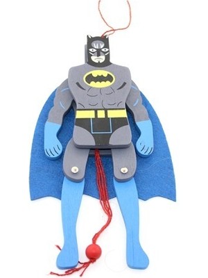 Ahşap Sallanan Batman Figürü