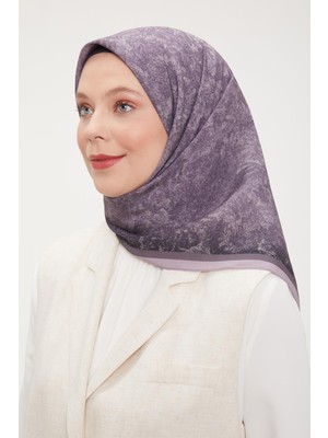 Lila Ebruli Aura Eşarp