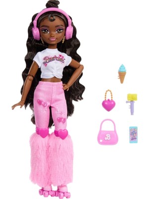 Barbie Dream Besties Paten Partisi Brooklyn Bebek ve Aksesuarları JFX97