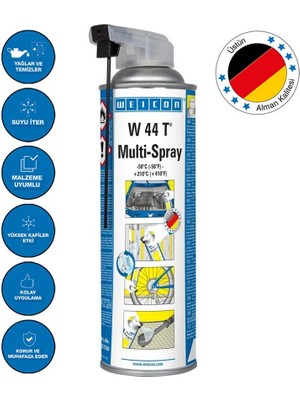 Weicon 11251550 W44T Pas Sökücü Yağlayıcı Multi Sprey 500 ml