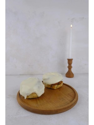 Justwood 6 Lı Küçük Boy 25 cm Kayın Ağacı Ahşap Supla, Ahşap Sunumluk, Ahşap Tabak, Servis Tabağı, Ikramlık