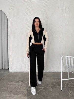 Shade Kadın Biye Detaylı Alt-Üst Takım