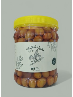 Payas Kadın Kooperatifi Halhalı Zeytin 1 kg Yeşil Zeytin Salamura