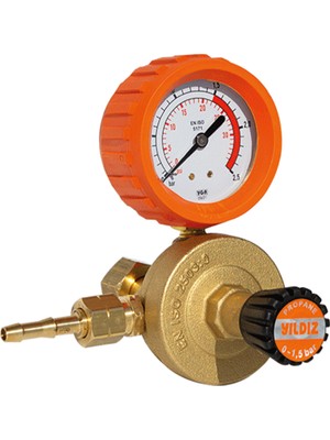 Yıldız Gaz Armatürleri Yıldızgaz 5120 Basınç Düsürücü Propan (Lpg) Manometreli
