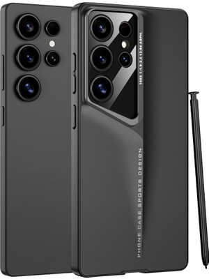 ZORE Galaxy S25 Ultra Uyumlu Kılıf Ultra Ince Kamera Korumalı Sert Rubber Procase Kapak-Siyah