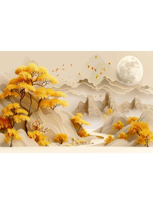 Aden Manzara Dekoratif Kanvas Tablo