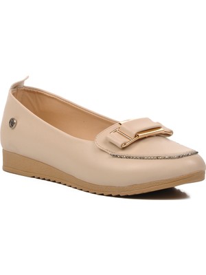 Pierre Cardin Bej Kadın Babet