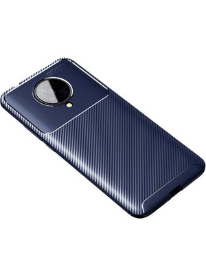 ZORE Xiaomi Redmi K30 Pro Kılıf Negro Silikon Kapak-Lacivert