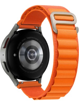 ZORE Gear S3 (22MM) Uyumlu Krd-74 22MM Hasır Kordon Zore - Turuncu