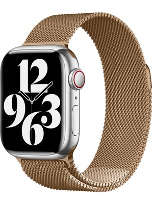 ZORE Watch 38MM Uyumlu Krd-01 Metal Kordon Zore - Rose Gold