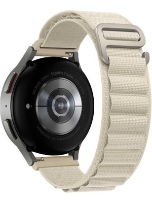 ZORE Xiaomi Amazfit Pace Uyumlu Krd-74 22MM Hasır Kordon Zore - Beyaz