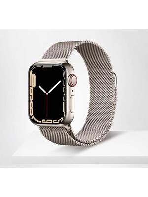 ZORE Watch 7 45MM Uyumlu Krd-01 Metal Kordon Zore - Starlight