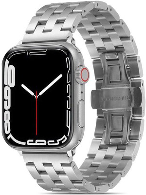 ZORE Watch Ultra 49MM Kordon Uyumlu Krd-20 Metal Strap Kayış Zore - Gümüş