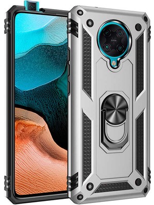 ZORE Xiaomi Redmi K30 Pro Kılıf Vega Kapak-Gri