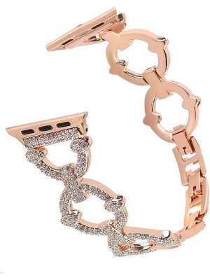 ZORE ​​​watch 40MM Uyumlu Krd-57 Metal Kordon Zore - Rose Gold