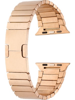ZORE Watch 7 41MM Uyumlu Krd-82 Metal Kordon Zore - Rose Gold
