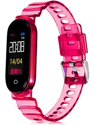 ZORE Xiaomi Mi Band 5 Krd-27 Uyumlu Kordon Zore - Pembe