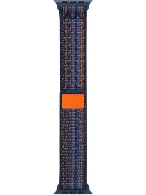 ZORE Watch 7 41MM Uyumlu Krd-91 Hasır Kordon Strap Kayış Zore - Mavi