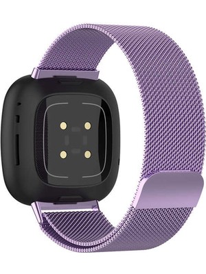 ZORE Huawei Watch Gt 3 46MM Uyumlu Krd-12 Metal Kordon Zore - Açık Mor