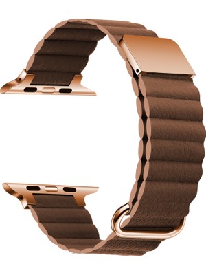 ZORE ​​​watch 38MM Uyumlu Krd-78 Pu Deri Kordon Strap Kayış Zore - Kahverengi